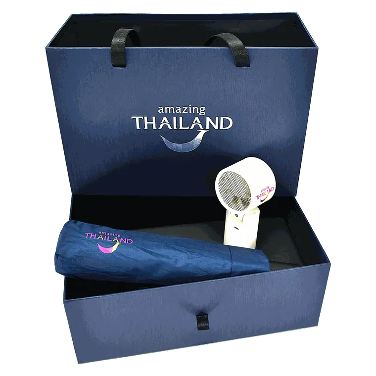 เซตร่มและพัดลมพกพา Amazing Thailand